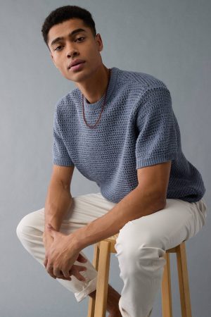 AE Open Knit Sweater T-Shirt