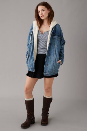 AE Strigid Oversized Boyfriend Denim Jacket