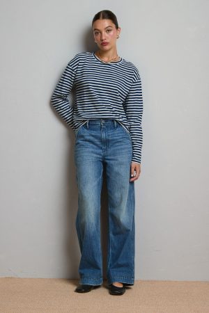 AE77 Premium Stovepipe Carpenter Jean