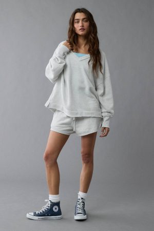 AE Saltwash Double V-Neck Sweatshirt