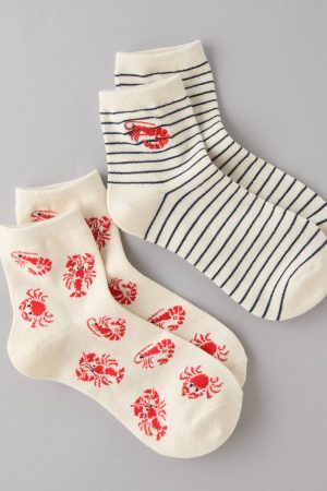 AE Lobster Boyfriend Socks 2-Pack