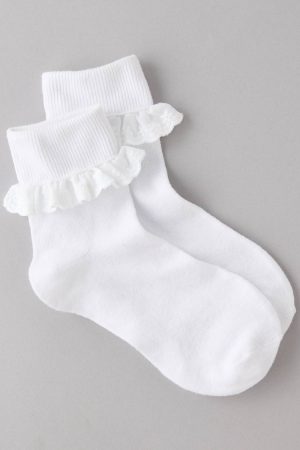 AE Ruffle Trim Boyfriend Socks