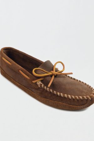 Minnetonka Double Bottom Softsole Moccasin