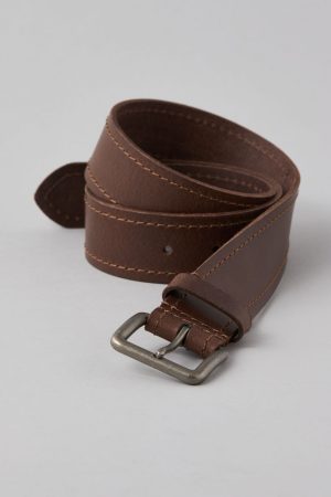 AE Tonal Stitched Leather Belt