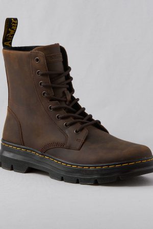 Dr. Martens Men's Combs Leather Casual Boots