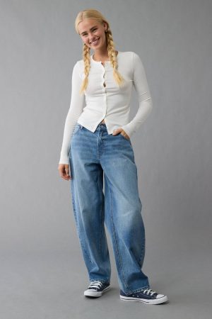 AE Strigid Low-Rise Baggy Barrel Jean