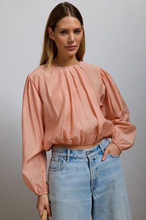 AE77 Premium Bubble Blouse
