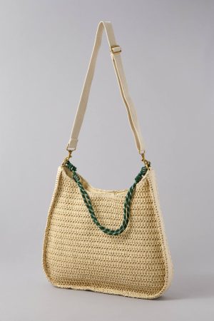 AE Raffia Tote Bag