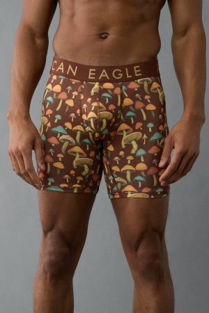 AEO Men's Mushrooms 6" Flex Boxer Brief