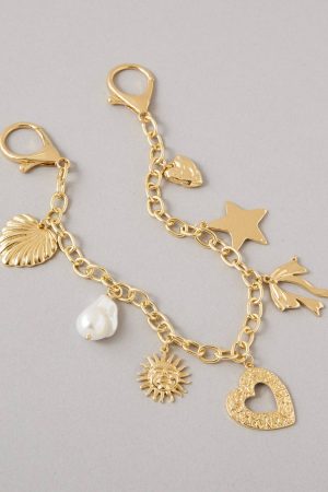AE Hearts & Stars Charm Bag Chain