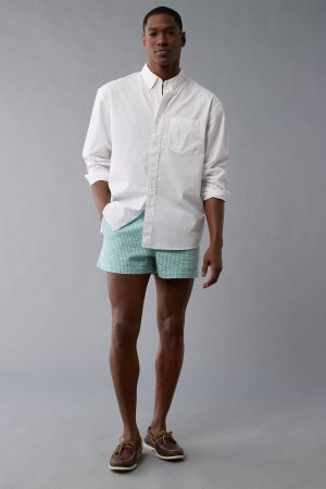 AE Everyday Relaxed Poplin Button-Up Shirt