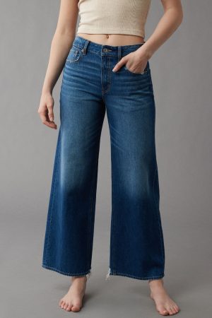 AE Strigid Super High-Waisted Baggy Wide-Leg Ankle Jean