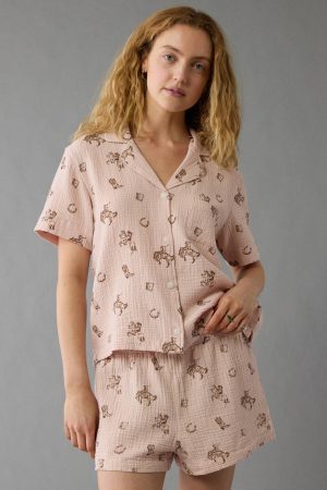 AE Western Cotton Gauze PJ Set