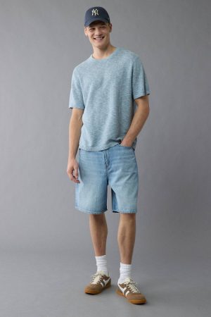 AE Linen-Blend Sweater T-Shirt