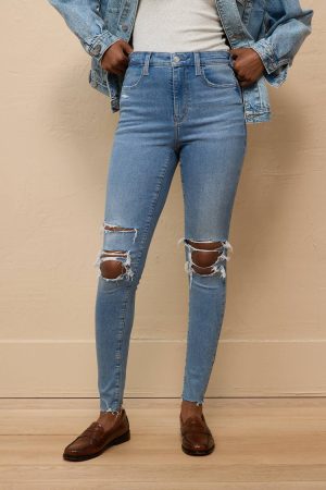 AE Next Level Super High-Waisted Ripped Jegging