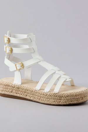 AE Flatform Gladiator Espadrille Sandal