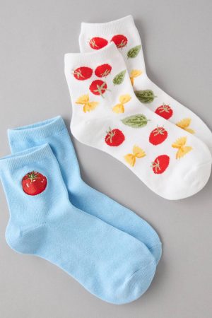 AE Pasta Boyfriend Socks 2-Pack