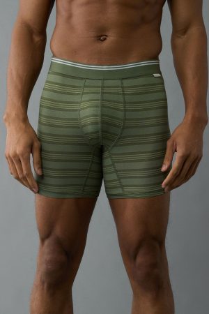 AEO Men's Striped 6" Ultra Soft Boxer Brief