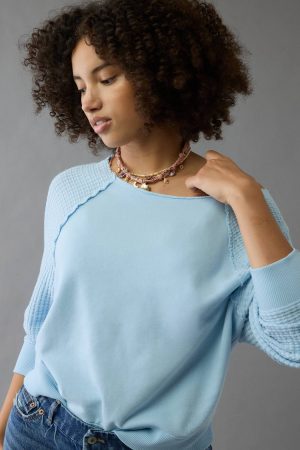 AE Mixed Knit Sweatshirt