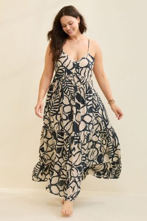 Aerie Printed Maxi Dress