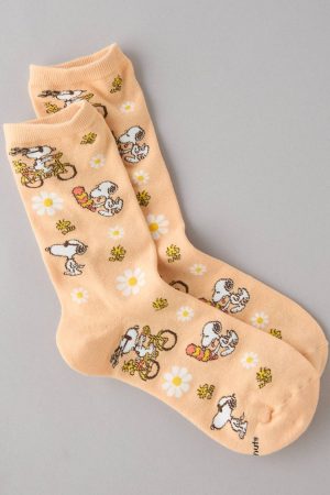AE Snoopy Ice Cream Crew Socks