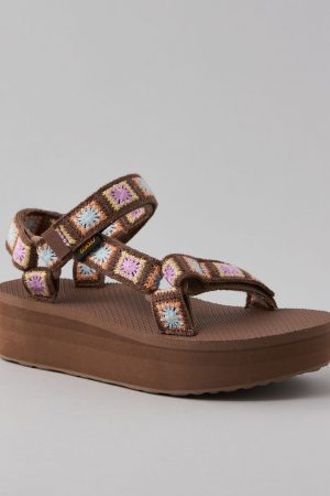 Teva Women's Flatform Universal Crochet Sandal