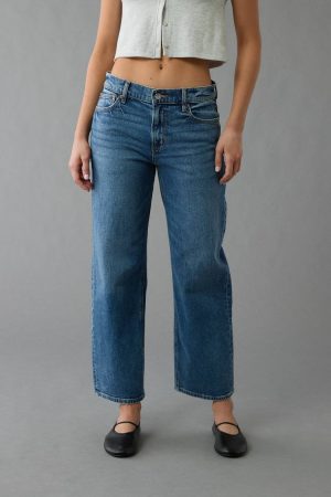 AE Stretch High-Waisted Stovepipe Crop Jean