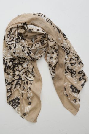 Maison Lecomte Flament Cotton Voile Scarf