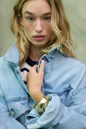 AE77 Premium Oversized Denim Jacket