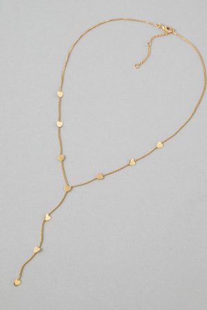 AEO Heart Lariat Necklace