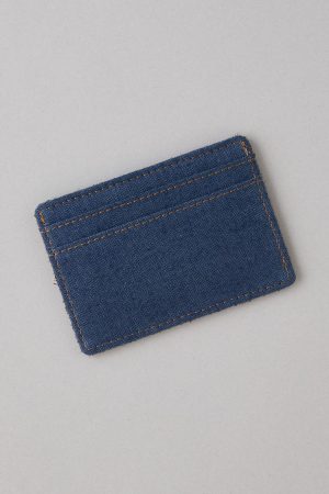 AE Leather & Denim Cardholder