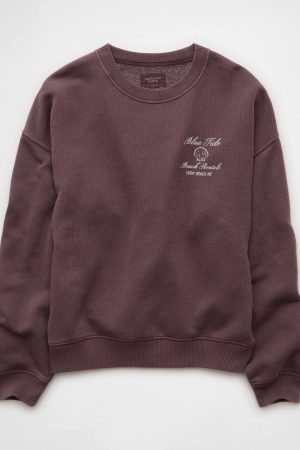 AE Relaxed Fit Destination Graphic Sweatshirt