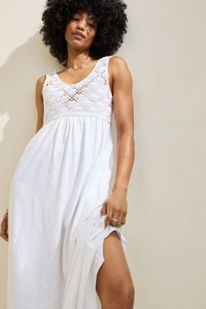 Aerie Crochet Maxi Dress