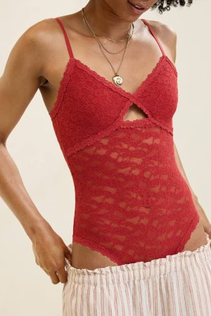 Show Off Vintage Lace Cut Out Bodysuit