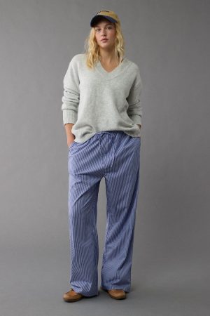 AE Woven Wide-Leg PJ Pant