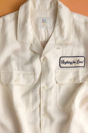 AE Pride Poolside Embroidered Button-Up Shirt