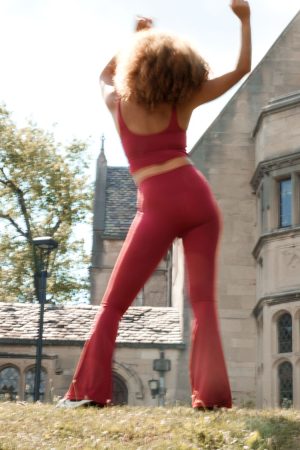 OFFLINE By Aerie Real Me High Waisted Crossover Flare Legging