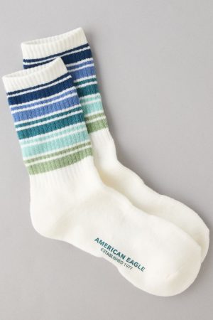 AE Graphic Terry Crew Socks