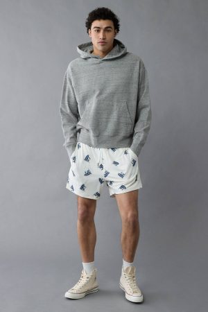 AE Sofa Surfin' 6" Snoopy Graphic Mesh Lounge Short