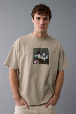AE Boxy New Order Graphic T-Shirt