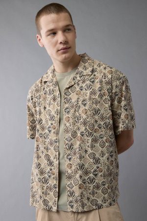 AE Poolside Printed Button-Up Shirt