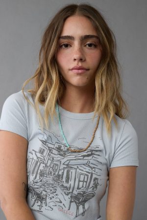 AE Destination Graphic Hey Baby Tee