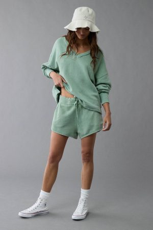 AE Saltwash Double V-Neck Sweatshirt