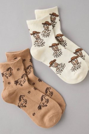 AE Cowgirl Boyfriend Socks 2-Pack