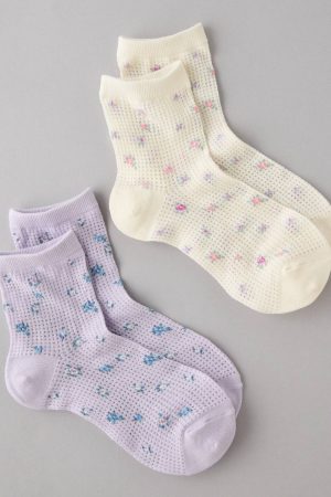 AE Floral Boyfriend Socks 2-Pack