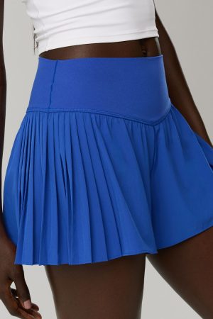 OFFLINE By Aerie Real Me Pleated Flowy Short