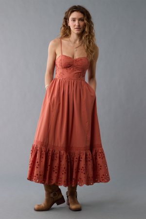 AE Catie Corset Midi Dress