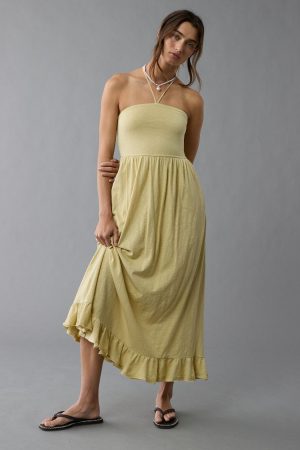 AE Sunchaser Knit Convertible Strap Midi Dress