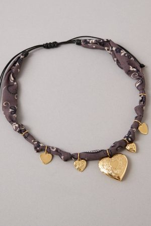 AEO Fabric Charm Necklace