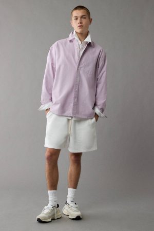 AE Everyday Relaxed Oxford Button-Up Shirt